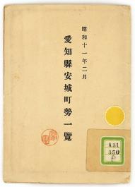 愛知県安城町勢一覧